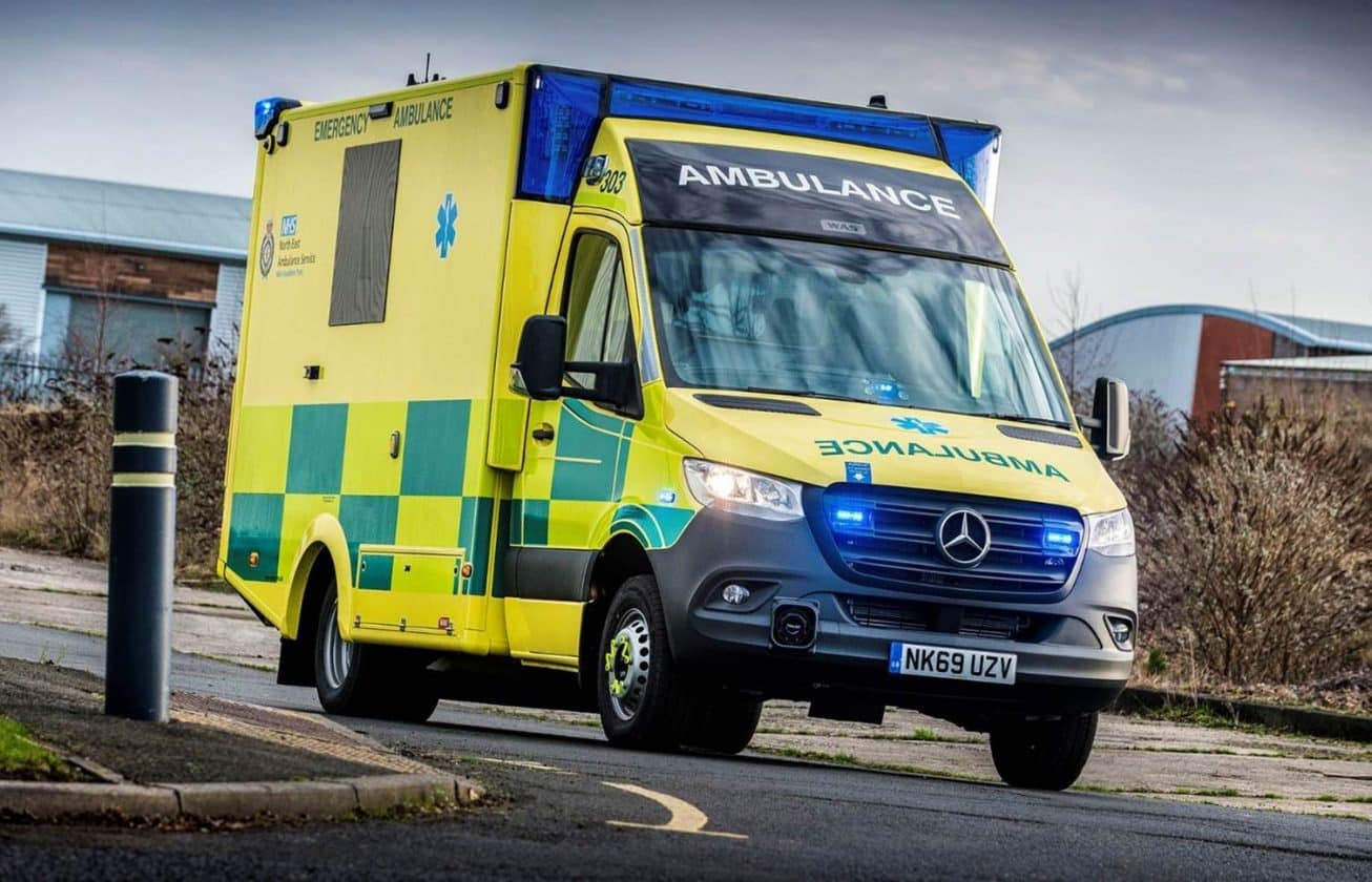 North East Ambulance Service extends its frontline capability with 44 MercedesBenz Sprinters