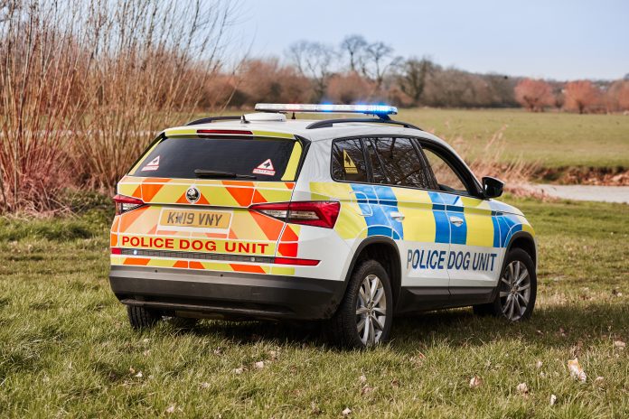 Police dog vans