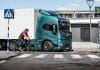 Volvo Trucks’ new safety system uses a dual radar on each side of the truck to detect other road users – such as cyclists