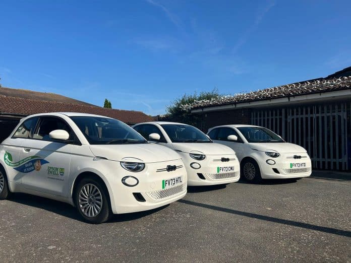 Epsom & Ewell BC EV FIAT 500s